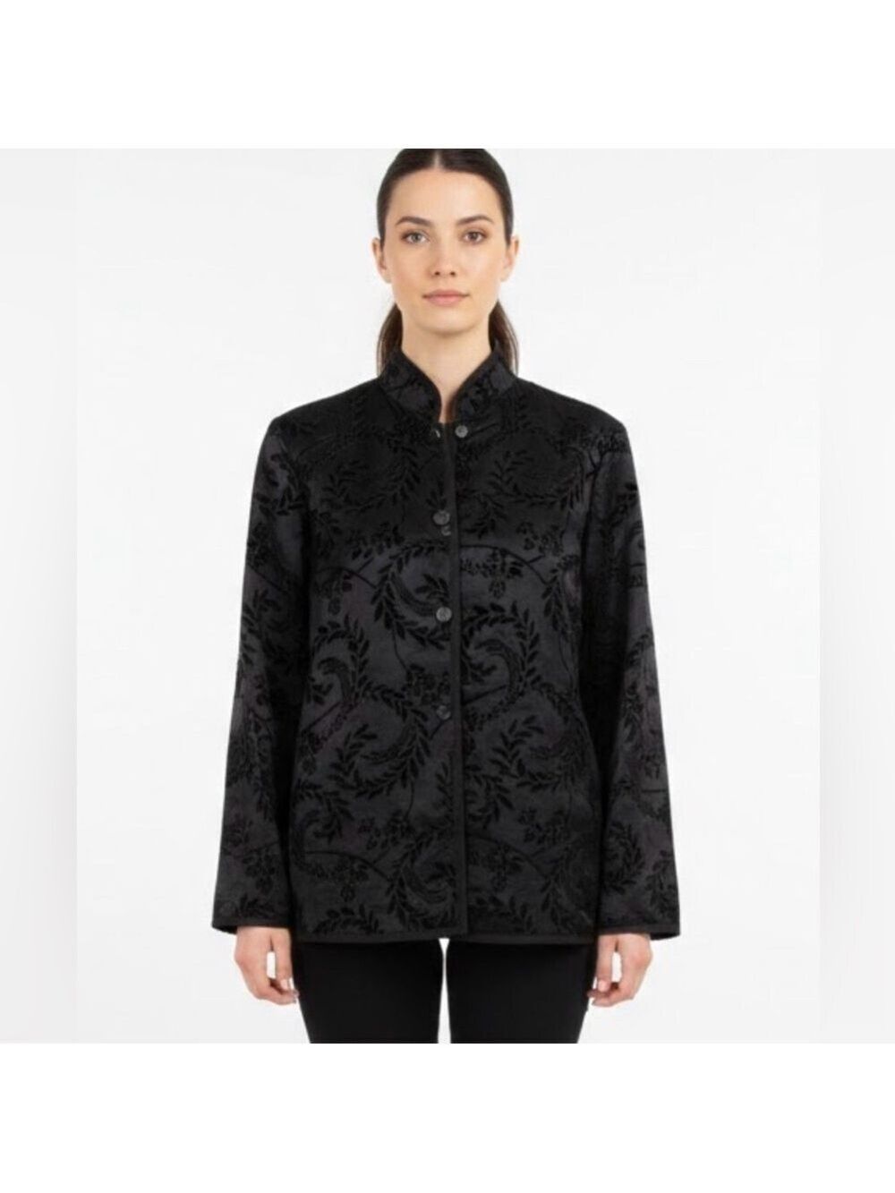 Coldwater Creek Reversible Floral Jacket - Size Medium